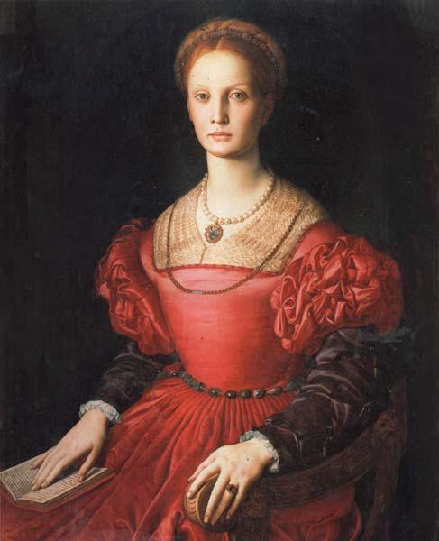 Agnolo Bronzino Portrait of Lucrezia Pucci Panciatichi oil painting picture